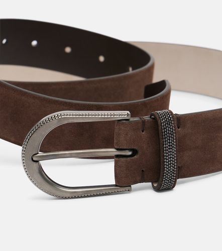 Brunello Cucinelli Ceinture en daim - Brunello Cucinelli - Modalova