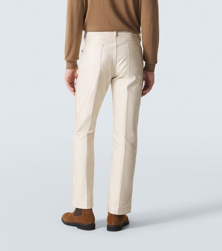 Pantalon droit en satin de coton - Tom Ford - Modalova