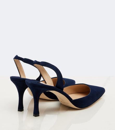 Escarpins slingback Carolyne en daim - Manolo Blahnik - Modalova