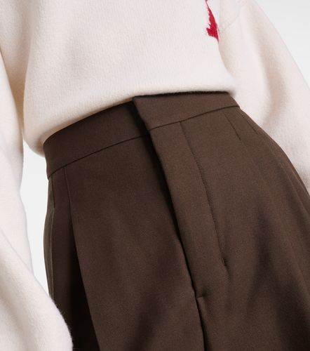 Pantalon droit en laine vierge - Ami Paris - Modalova