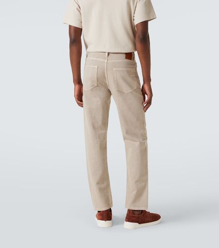 Zegna Pantalon droit en coton - Zegna - Modalova