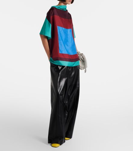 Loewe Top imprimé en satin de soie - Loewe - Modalova