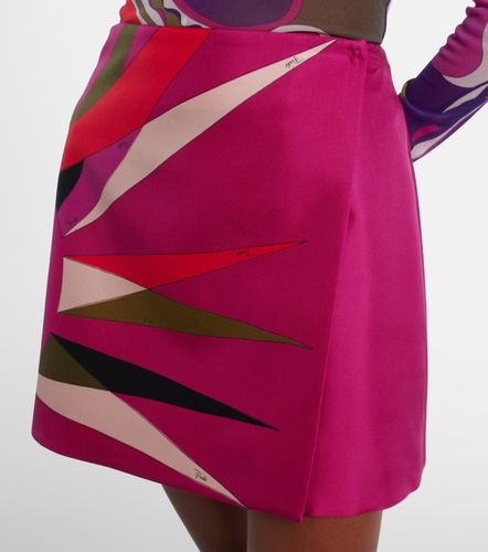 Jupe portefeuille Stella en soie - Pucci - Modalova