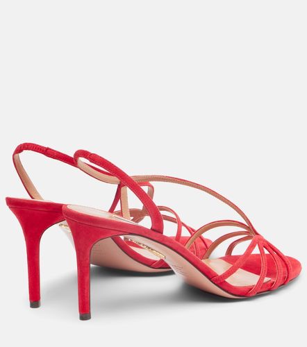 Sandales Talk To Me 75 en daim - Aquazzura - Modalova