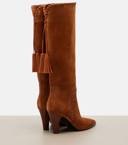 Gianvito Rossi Bottes Zaira en daim - Gianvito Rossi - Modalova