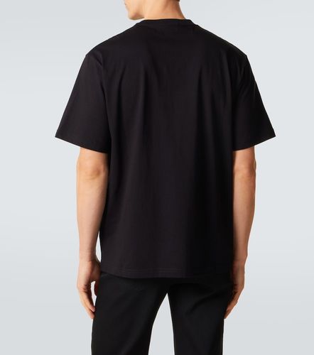 T-shirt en coton et soie à logo - Gucci - Modalova