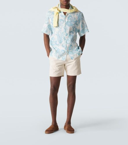 Chemise en lin à motif cachemire - Etro - Modalova