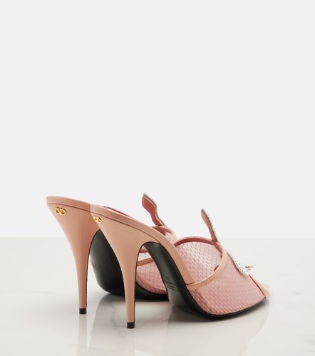 Mules Cœur Vipère à ornements - Valentino Garavani - Modalova