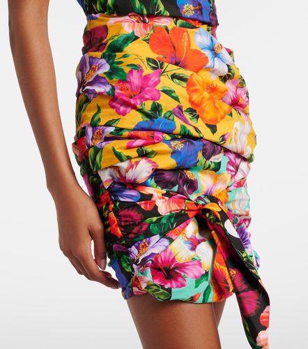 Robe en coton à fleurs - Dolce&Gabbana - Modalova