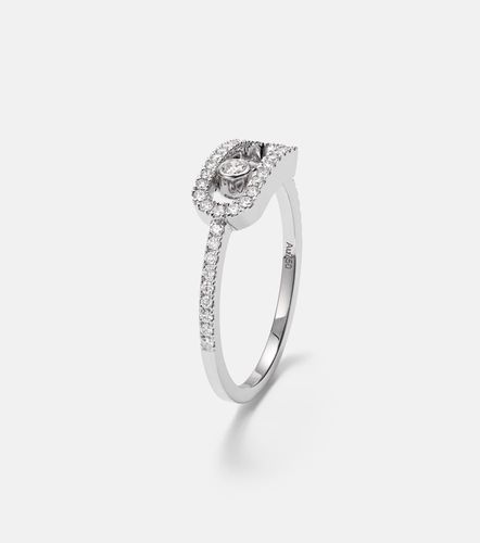 Bague Move Uno en or blanc 18 ct et diamants - Messika - Modalova