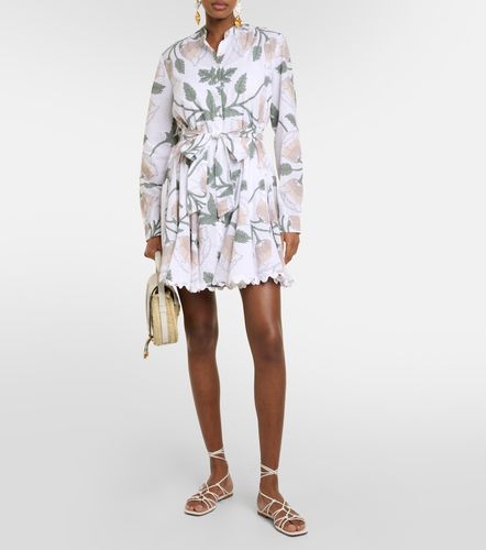 Robe en coton à imprimé floral - Juliet Dunn - Modalova