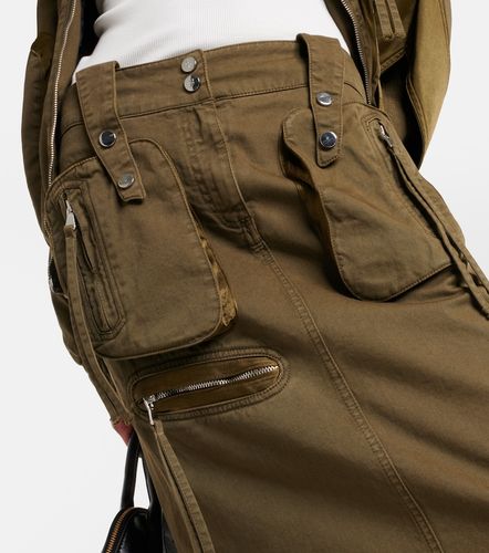 Jupe longue cargo en denim - Blumarine - Modalova