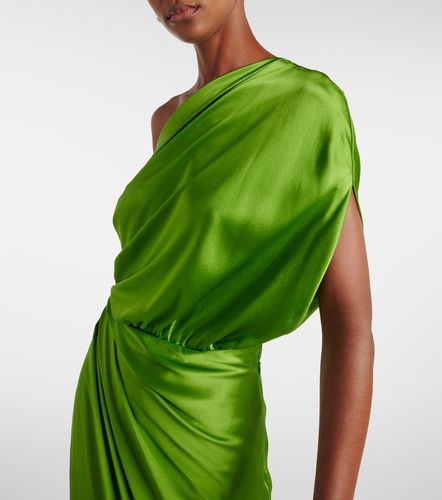 Robe longue asymétrique en soie - The Sei - Modalova