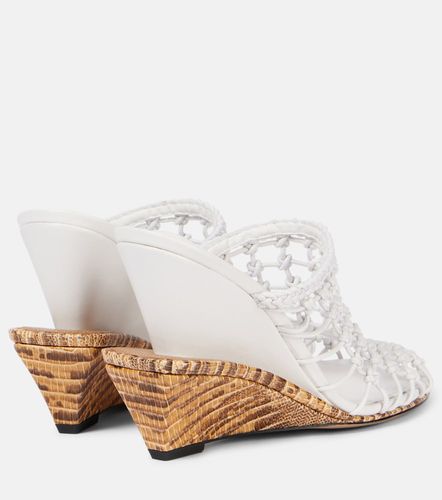 Mules compensées Double 110 en cuir - Jacquemus - Modalova