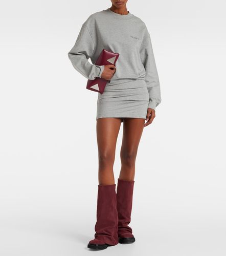 Robe sweat-shirt en coton mélangé - The Attico - Modalova