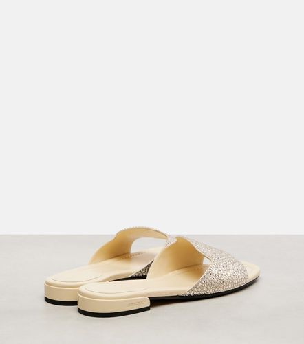 Mules Dina en satin à ornements - Jimmy Choo - Modalova