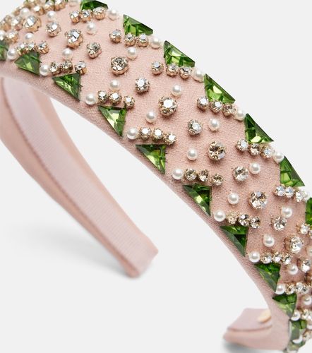 Serre-tête Crepe Couture à ornements - Valentino - Modalova