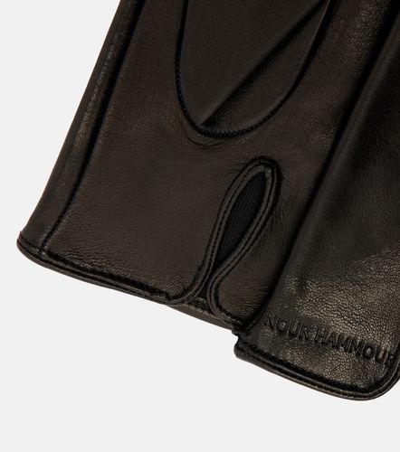 Nour Hammour Gants en cuir - Nour Hammour - Modalova