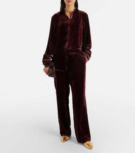 Asceno Chemise London en velours - Asceno - Modalova