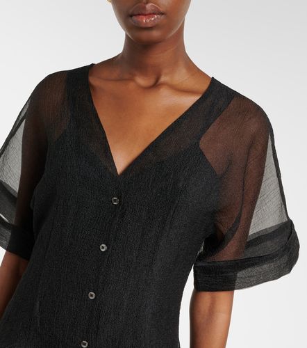 Staud Robe midi Elle en organza - Staud - Modalova