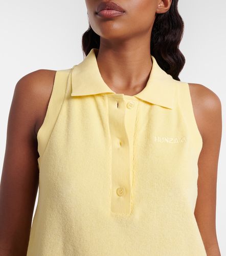 Hunza G Robe polo en coton à logo - Hunza G - Modalova