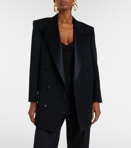 Blazer croisé oversize en laine - Saint Laurent - Modalova