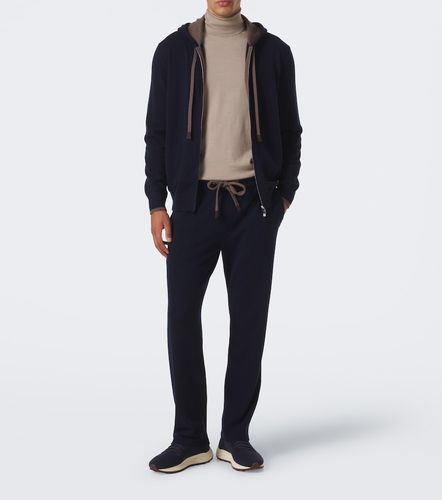 Sweat-shirt à capuche en cachemire - Fedeli - Modalova