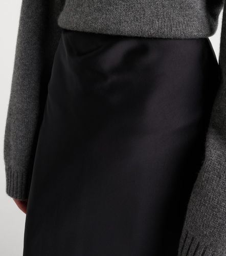 Jupe midi en satin - Brunello Cucinelli - Modalova