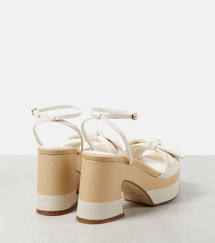 Sandales Ricia en cuir et raphia - Jimmy Choo - Modalova