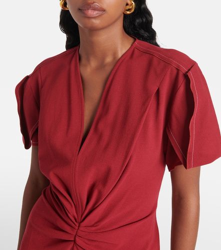 Robe midi en laine mélangée - Victoria Beckham - Modalova