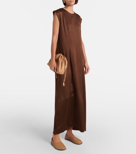 Asceno Robe longue Rose en soie - Asceno - Modalova