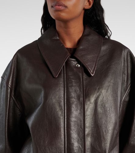 Veste blouson Shelman en cuir - Khaite - Modalova
