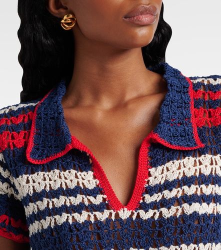 Top raccourci en crochet de coton - Anna Kosturova - Modalova