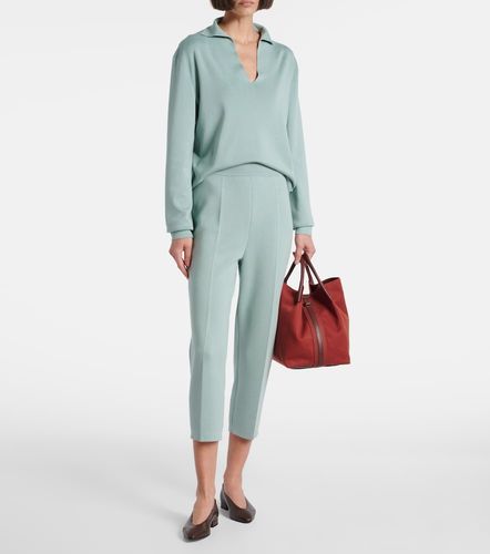 Pantalon tapered raccourci Siena en soie et coton - Loro Piana - Modalova