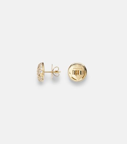 Boucles d'oreilles Onda Boule en or 18 ct et diamants - Marina B - Modalova