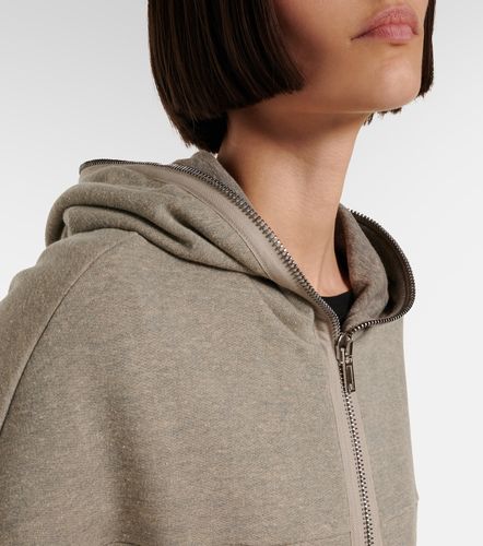 Sweat-shirt court à capuche en coton mélangé - Rick Owens - Modalova