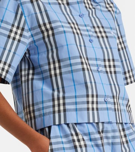 Chemise Check en popeline de coton - Burberry - Modalova