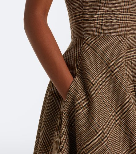 Robe midi asymétrique à motif Prince de Galles - Patou - Modalova