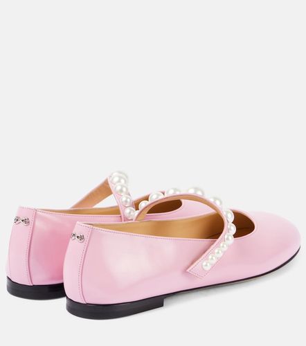 Ballerines Mary Jane Sirene en cuir à perles - Mach & Mach - Modalova