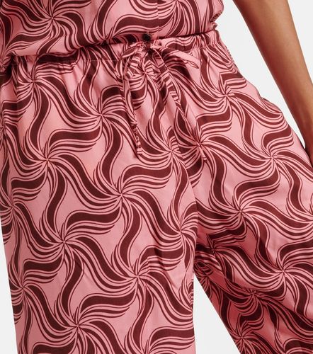Pantalon ample imprimé à taille mi-haute - Dries Van Noten - Modalova