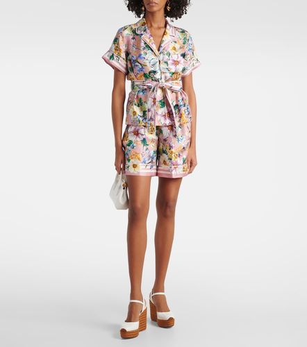 Chemise en soie à fleurs - Dolce&Gabbana - Modalova