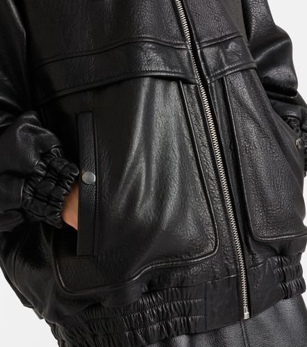 Veste bomber Beck en cuir - Nour Hammour - Modalova