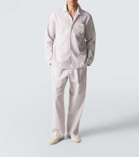 Chemise Havana rayée en lin et coton - Umit Benan - Modalova