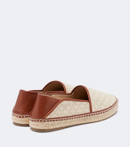 Espadrilles Espadra à effet raphia - Manolo Blahnik - Modalova