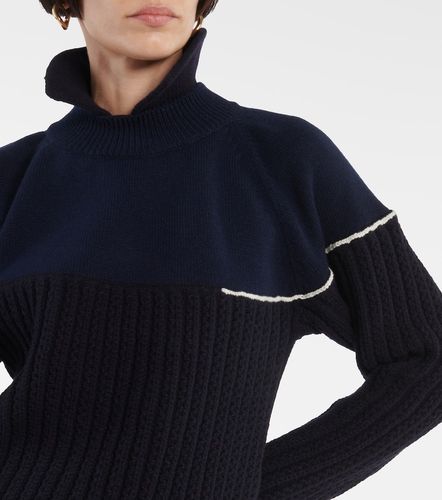Pull en laine à double col - Victoria Beckham - Modalova
