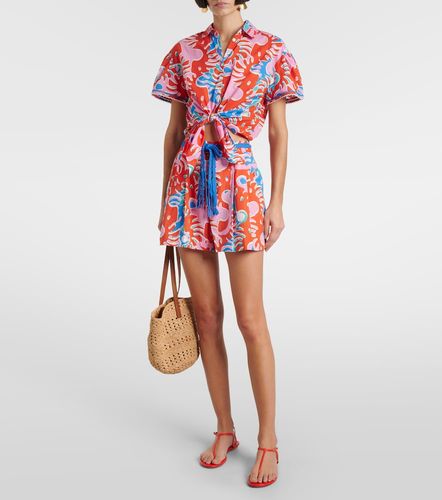 Chemise en coton à imprimé - Poupette St Barth - Modalova