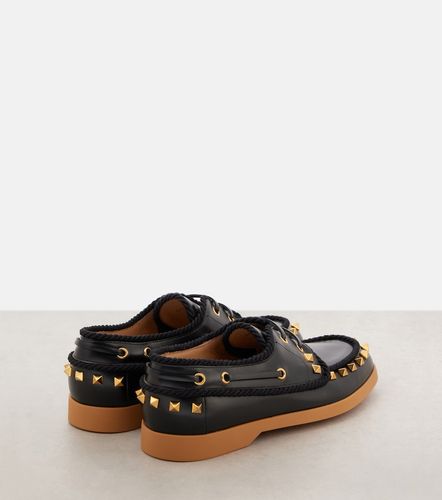 Chaussures bateau Palm Avenue en cuir - Valentino Garavani - Modalova