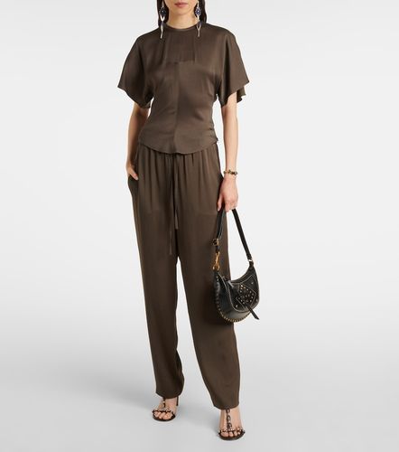Pantalon Kendry en satin - Isabel Marant - Modalova