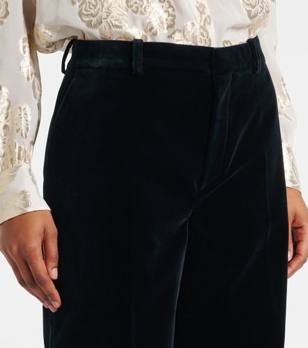 Chloé Pantalon évasé en velours de coton - Chloe - Modalova