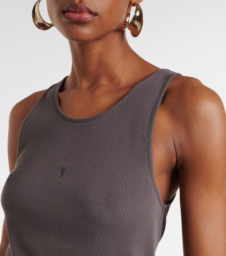Top Cassandre en coton - Saint Laurent - Modalova